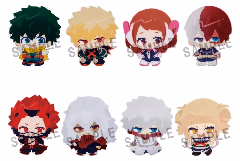My Hero Academia Karakoro Mini Figures Clear Candy Blind Box Assortment (8)