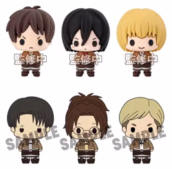 Attack on Titan Chokorin Collection Mini Figures 5 cm Blind Box Display (6)