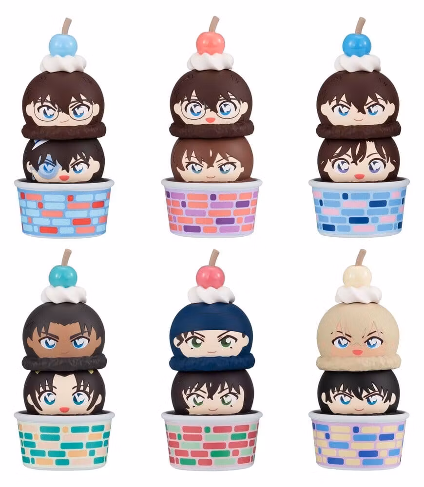 Detective Conan Tsumichen Stack up & Change Mini Figures 8 cm Blind Box Assortment (6)