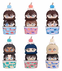 Detective Conan Tsumichen Stack up & Change Mini Figures 6-Pack 8 cm (with gift)