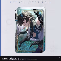 Honkai: Star Rail Light Cone Acryl Ornament with Glitter: Brighter Than the Sun 9 cm