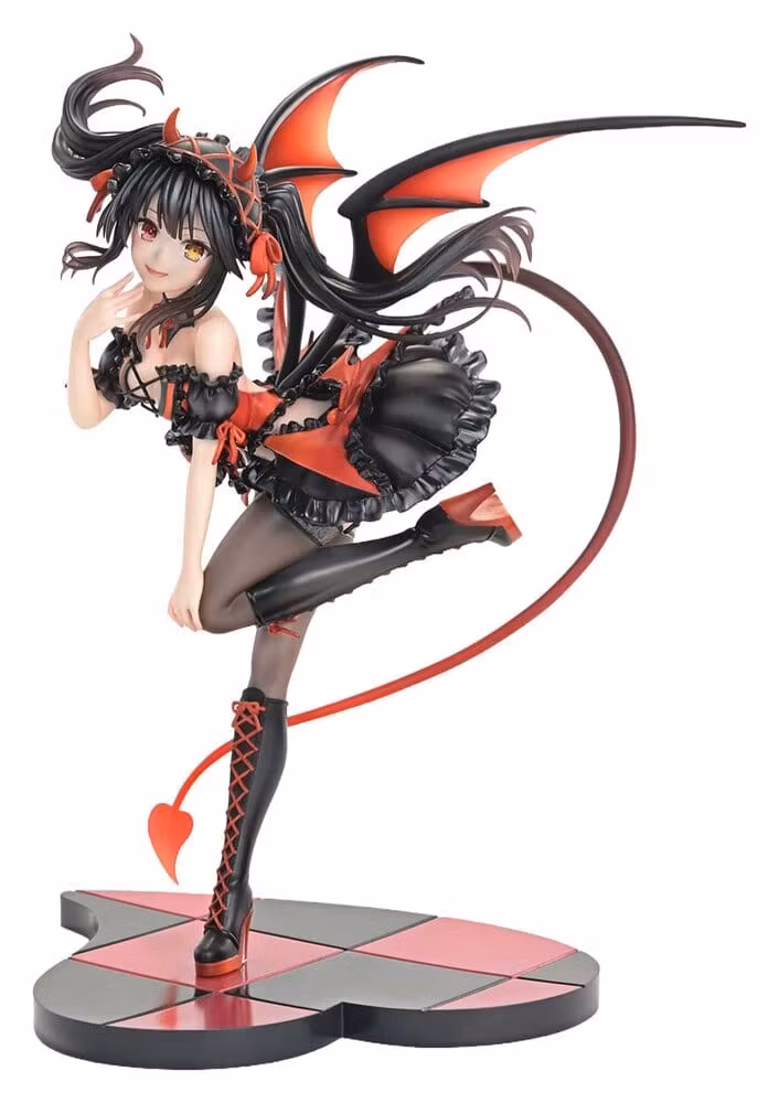 Date A Live Prisma Wing PVC Statue 1/7 Kurumi Tokisaki succubus 25 cm    