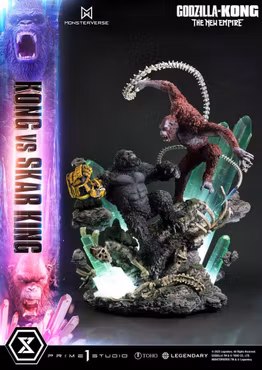 PREORDER - Godzilla x Kong: The New Empire Ultimate Diorama Masterline Series Statue Kong vs Skar King Bonus Version 104 cm