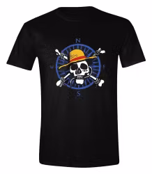 One Piece T-Shirt Pirate Logo Size M