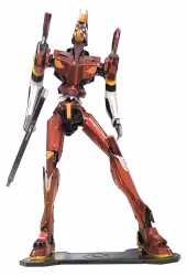 Evangelion Metallic Nano Plastic Model Unit 02 17 cm