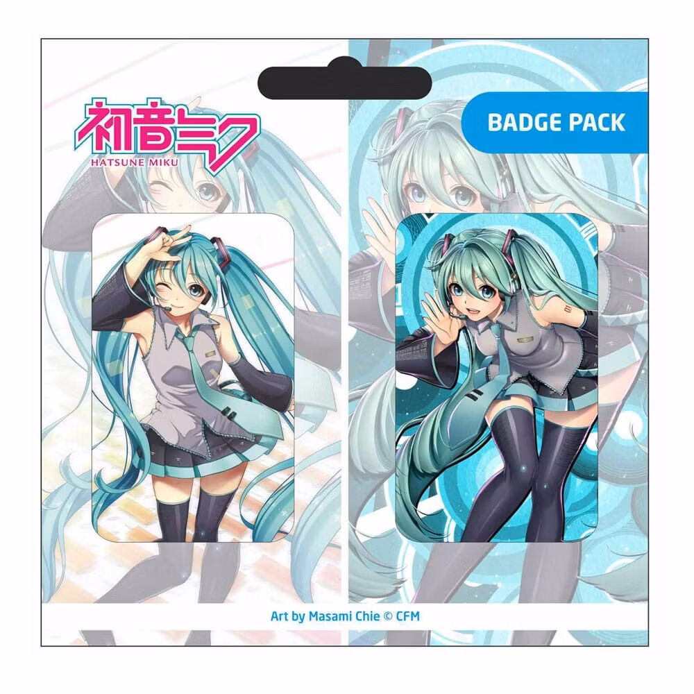 Hatsune Miku Pin Badges 2-Pack Set D