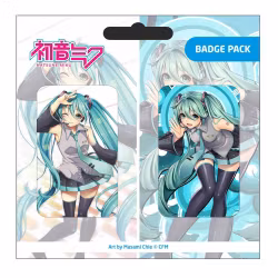 Hatsune Miku Pin Badges 2-Pack Set D