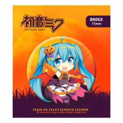 Hatsune Miku Pin Badge Halloween Limited Edition Hatsune Miku