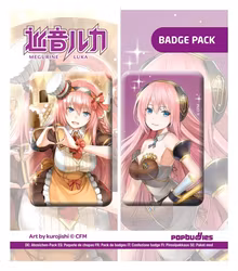 Vocaloid Button 2-Pack Megurine Luka (Art by kurojish)