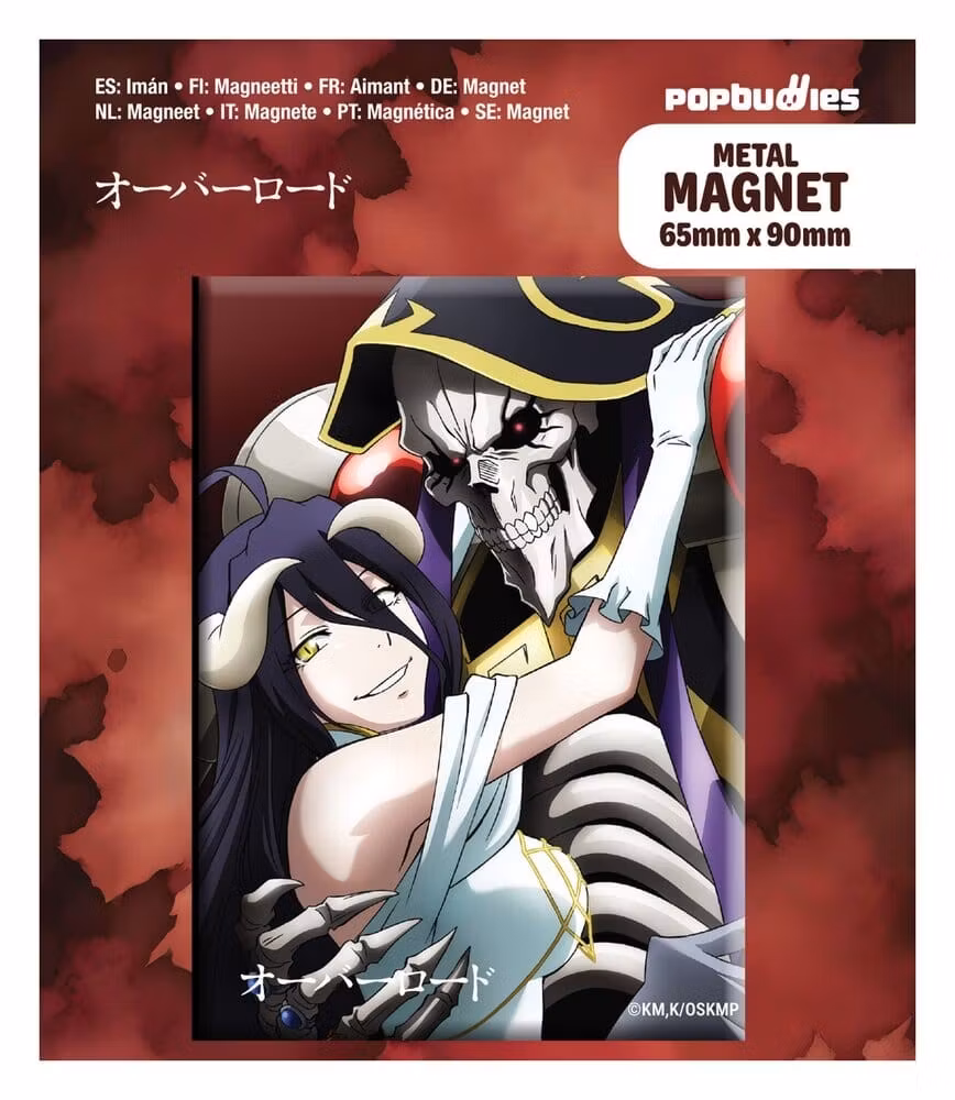 Overlord Fridge Magnet Albedo & Ainz