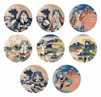 Katsushika Hokusai x Hatsune Miku Pins 6 cm Blind Box Assortment (8)