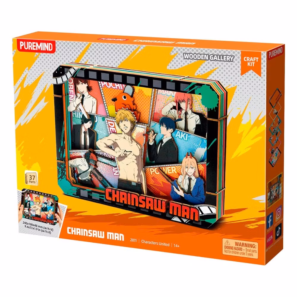 Chainsaw Man Model Kit Wooden Gallery (L) Characters United