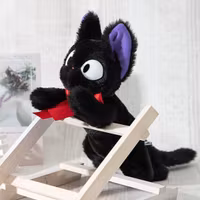 Kiki´s Delivery Service Nakayoshi Plush Figure Jiji Laying