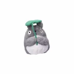 My Neighbor Totoro Nakayoshi Plush Figure Big Totoro with leaf 21 cm