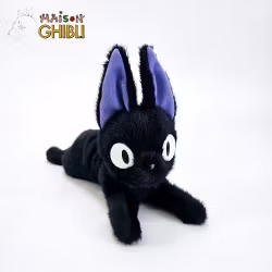 Kiki's Delivery Service Funwari Plush Figure Jiji Laying S 38 cm