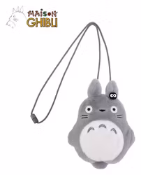 My Neighbor Totoro Plush Pouch with strings Big Totoro 20 x 15 cm