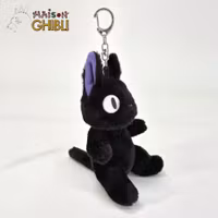Kiki's Delivery Service Nakayoshi Plush Keychain Jiji