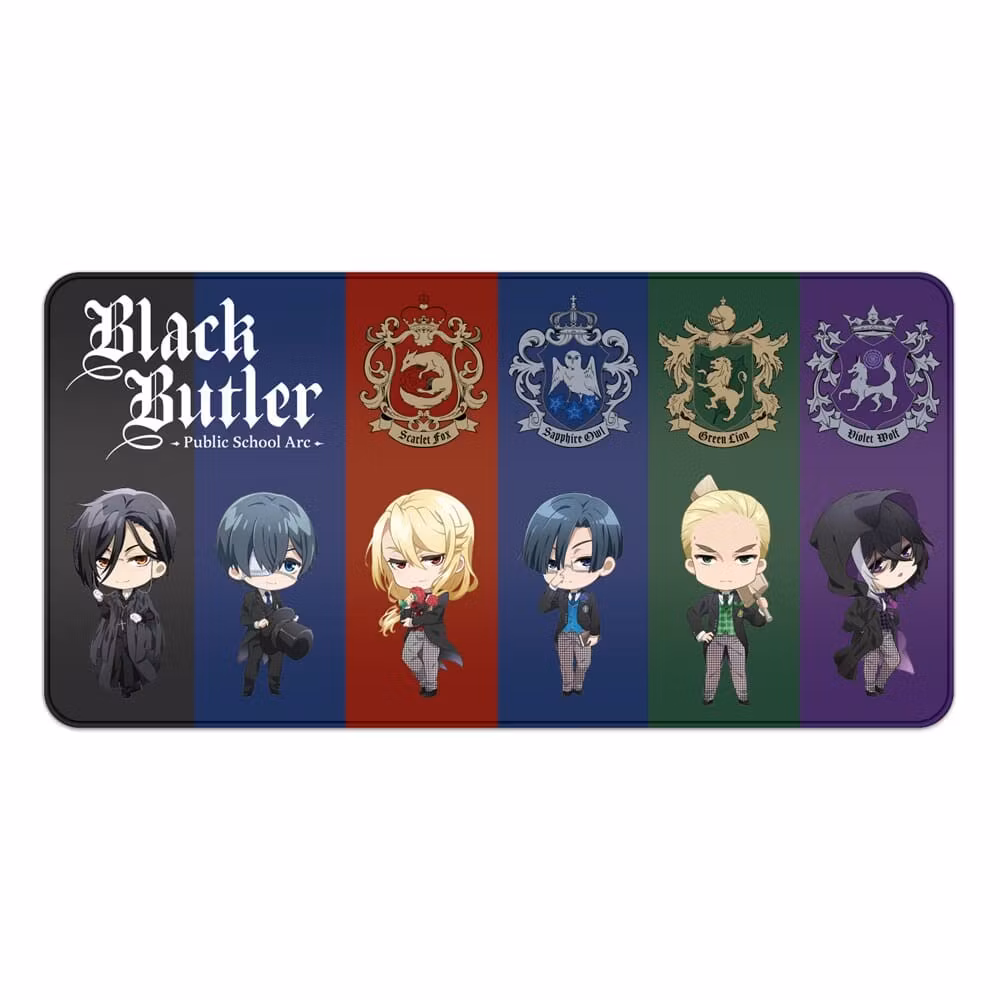 Black Butler XXL Mousepad Chibi & Emblem