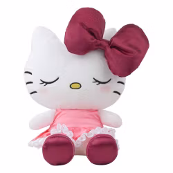 Sanrio  Plush Figure Hello Kitty Red Velvet Dress M 17 cm