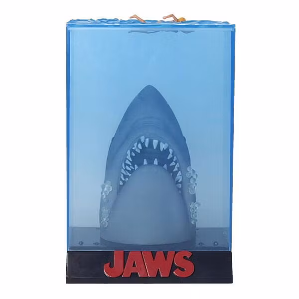 Jaws 3D Poster PVC Figure 50th Anniversary 26 cm