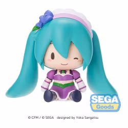 Character Vocal Series 01: Hatsune Miku Fuwa Petit Chibi Figure Hatsune Miku x Love and Berry Dress Up and Dance! Sparkly Purple 8 cm
