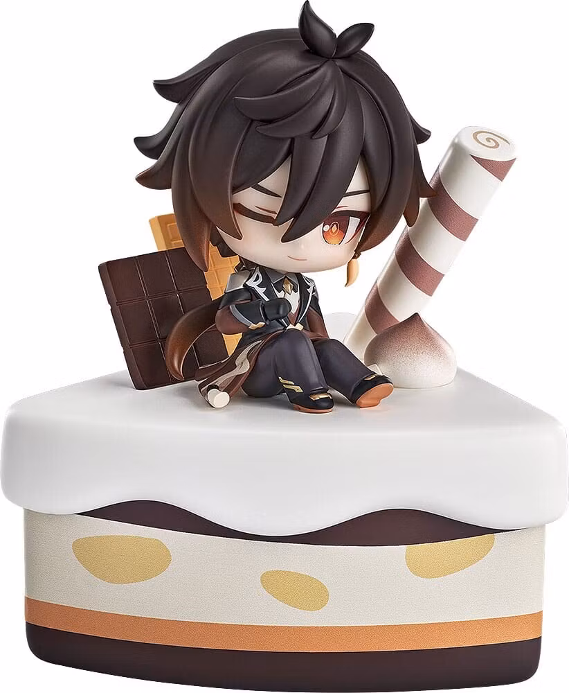 Genshin Impact Wondrous Travels Series Figure Zhongli Chibi 12 cm