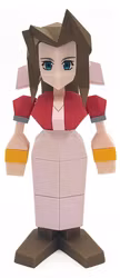 Final Fantasy VII Polygon Vinyl Figure Aerith Gainsborough 14 cm