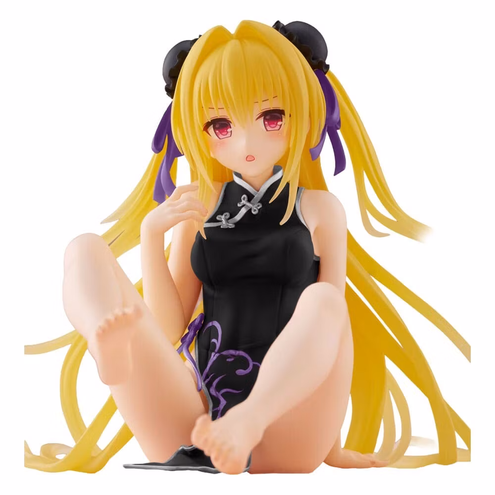 To Love-Ru Darkness PVC Statue Desktop Cute Figure Golden Darkness  (China Dress Ver.) Renewal 13 cm           
