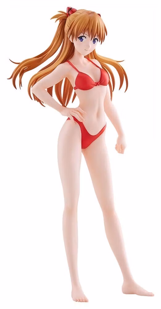 Rebuild of Evangelion Pop Up Parade Beach Queens Asuka Shikinami Langley (Bikini Style) L Size 23 cm