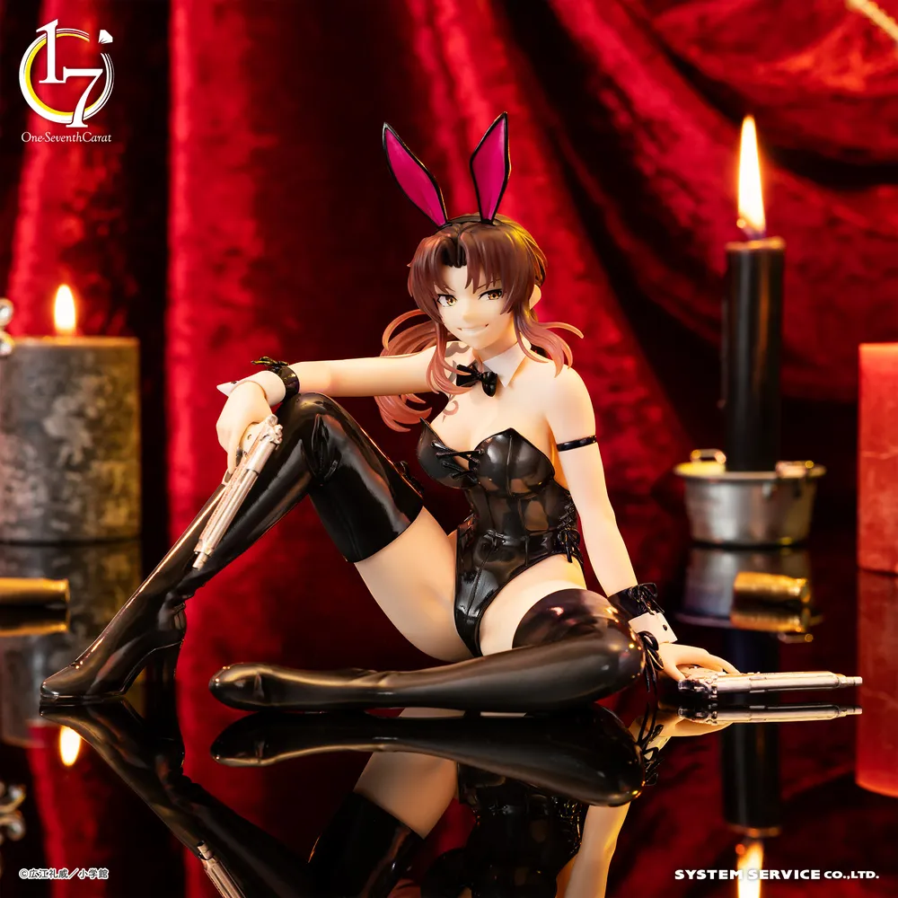 BLACK LAGOON One-Seventh Carat Figure Revy Bunny Ver.