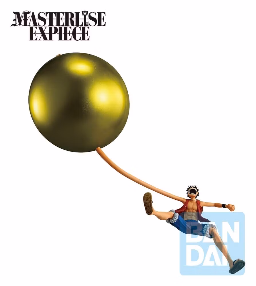 One Piece Playing Love Song in the Sky Ichibansho Masterlise Expiece PVC Figure Monkey D. Luffy 19 cm