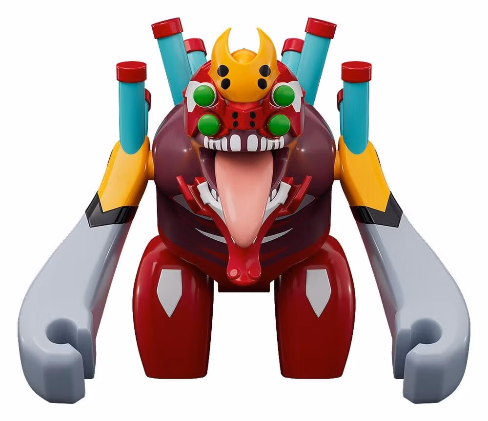 Rebuild of Evangelion Brickroid Mini Figure Evangelion Unit 02 Beast Form 2nd Phase (Type 1) 4 cm