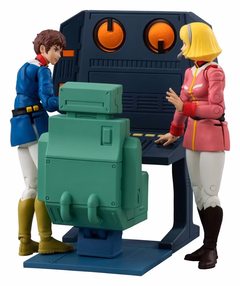 Mobile Suit Gundam G.M.G. Collection EX Diorama White Base Bridge Radio Operator Desk Set 10 cm (with gift)
