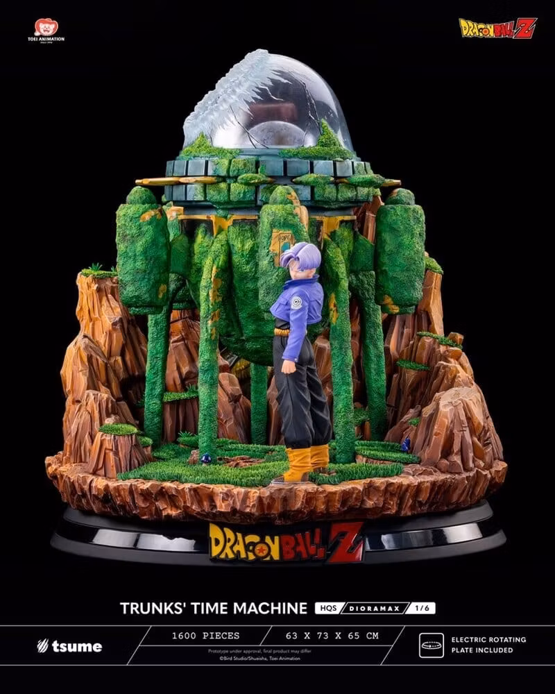 Dragon Ball Z HQS Dioramax Figure 1/6 Trunks' Time Machine