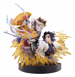 Demon Slayer: Kimetsu no Yaiba PVC Figures 2-Pack Shinobu Kocho & Doma 18 cm