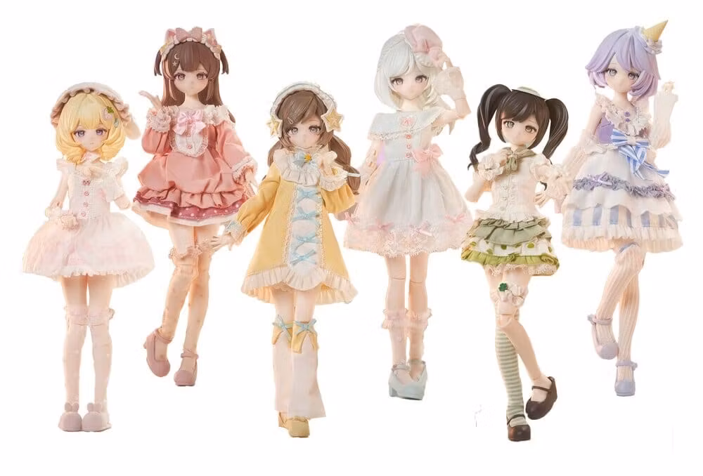 Good Night ojosama Action Figures Awayuki & Shintou Collection Blind Box Assortment (8)