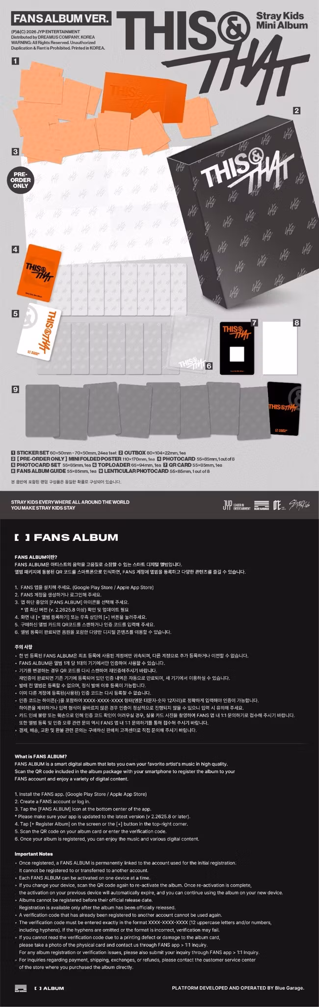 Stray Kids (aladin Gift) 10th Mini Album [THIS & THAT] (FANS ALBUM VER.)