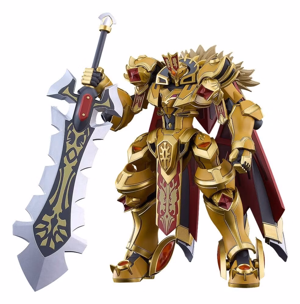 Knight's & Magic Moderoid Plastic Model Kit Goldleo 135mm