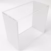 Evoretro Magnetic Acrylic Display Case for ETB with Colored Sides - White