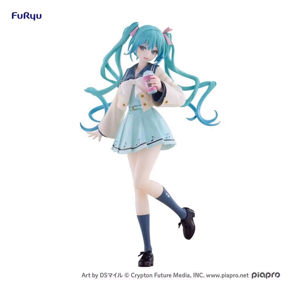 Hatsune Miku Sweet School Life PVC Figure Pure Version 18 cm