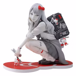 PREORDER - Junji Ito PVC Figure Gyaru Tomie x Hello Kitty 14 cm