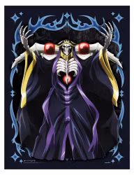 PREORDER - Overlord Fabric Poster Ainz Ooal Gown 130 x 170 cm