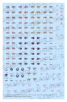 Megami Device M.S.G. Plastic Model Kit 1/1 Desire Maiden Raider Sugar Glaze Eye Decal Set 14 cm