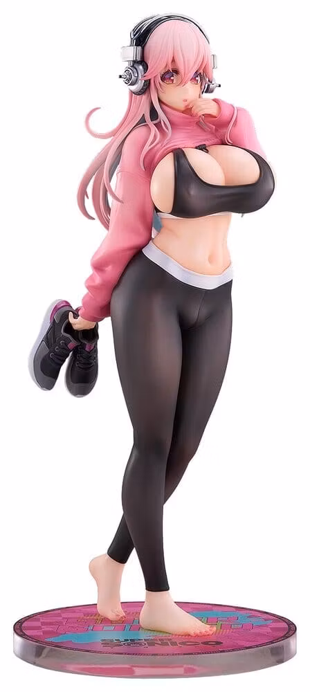 Super Sonico PVC Figure 1/6 Exercise Ver. 27 cm