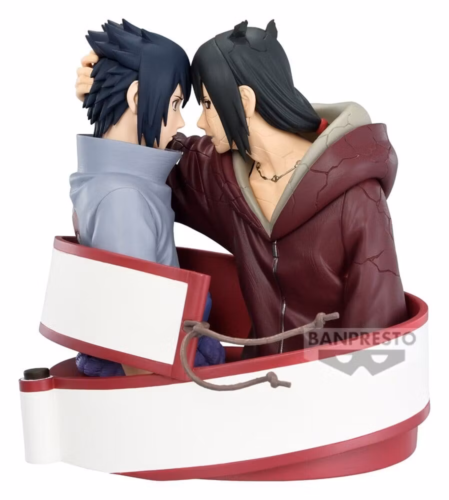 Naruto Shippuden Portrelic PVC Figure Sasuke Uchiha & Itachi Uchiha 12 cm