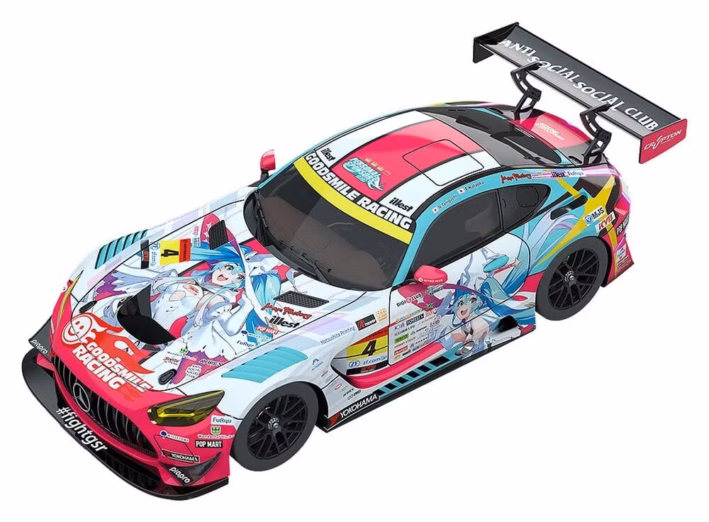 Hatsune Miku GT Project Vehicle 1/18 Good Smile Hatsune Miku AMG 2024 Season Opening Ver. 26 cm