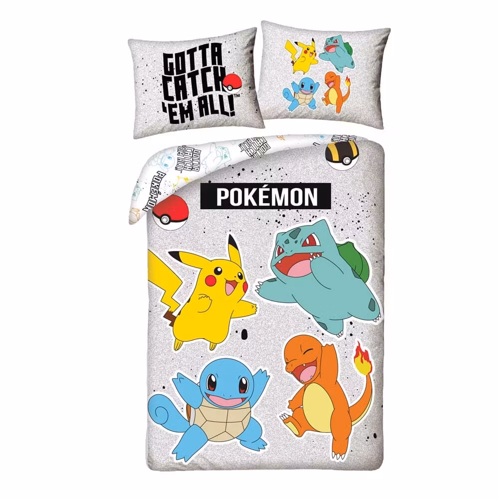 Pokémon Duvet Set Ver. 11 140 x 200 cm / 70 x 90 cm  