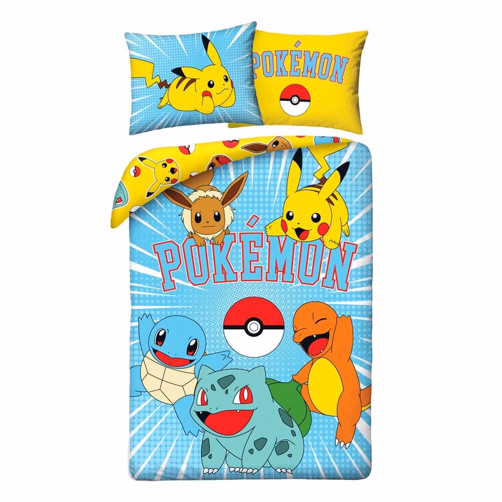 Pokémon Duvet Set Ver. 14 140 x 200 cm / 70 x 90 cm  