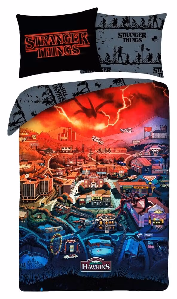Stranger Things Duvet Set Ver. 1 140 x 200 cm / 70 x 90 cm  