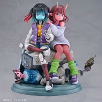 Milky Subway The Galactic Limited Express PVC Figures 2-Pack Chiharu & Makina 18 cm